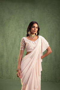 Jiya Pre-draped Saree Set