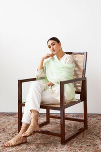 Ivory Kurta Set in Silk Chanderi